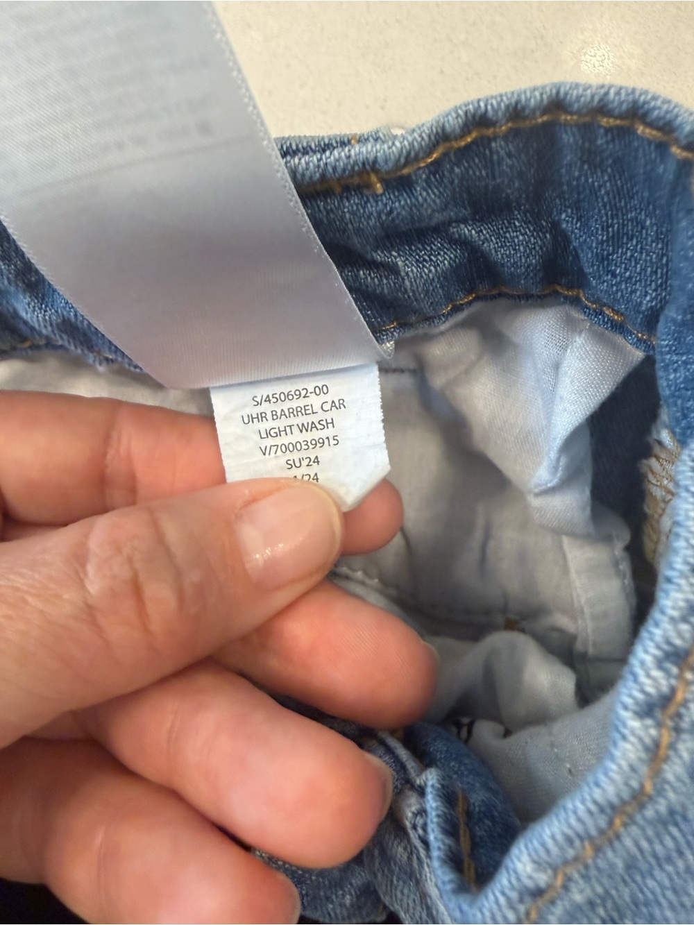 Banana Republic Barrel Cargo Jeans 25 Regular Light Wash Wide Leg Utility Denim - Picture 7 of 8